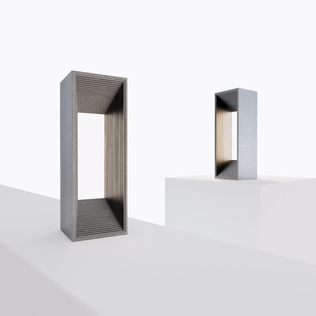 Sculpture Modern Outdoor Lighting 3D Model